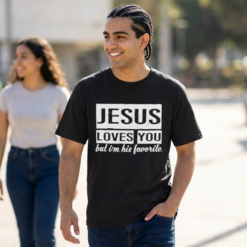 Jesus Loves You Tee — "but I&