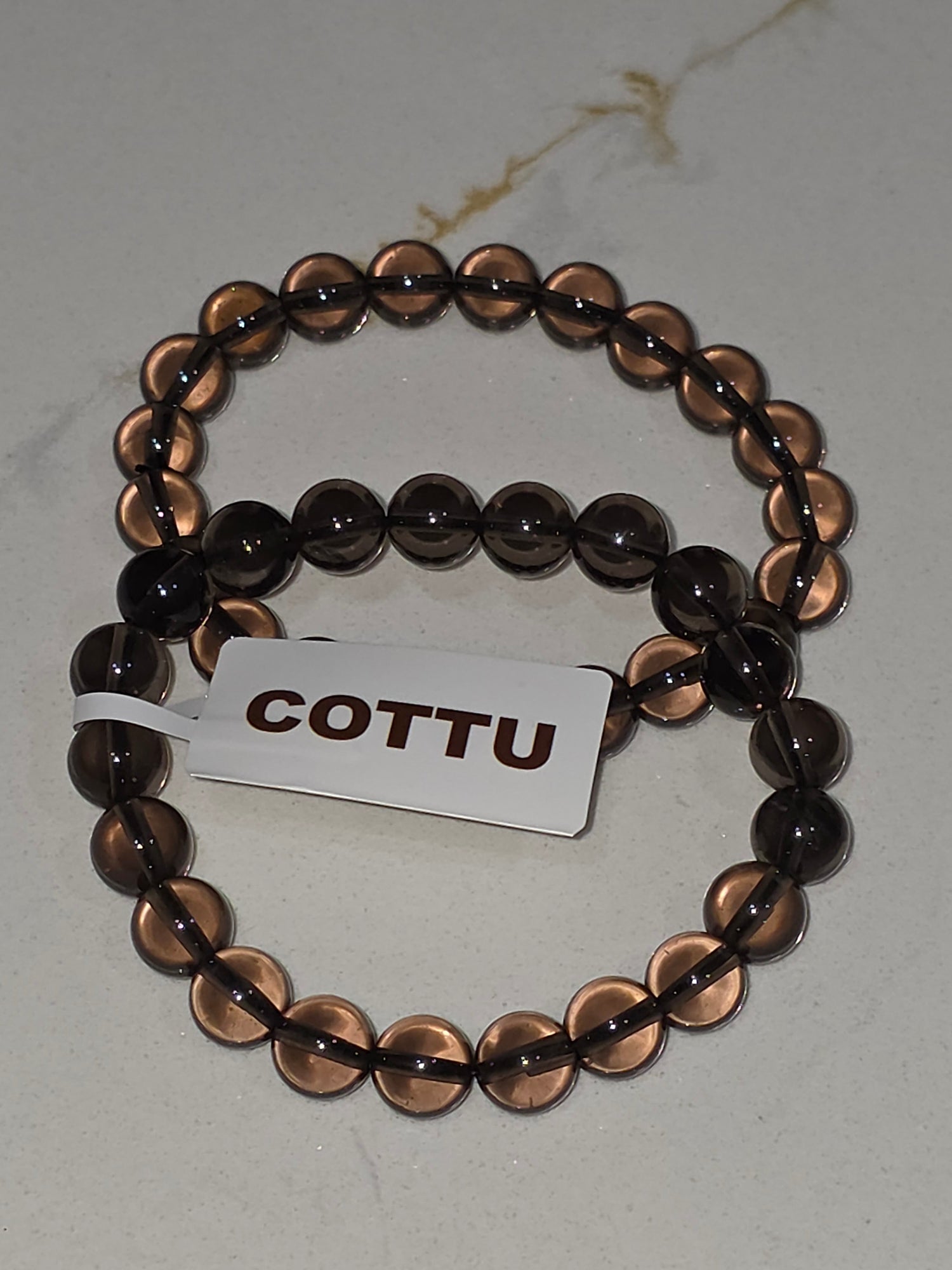 COTTU Obsidian Charm Bracelets