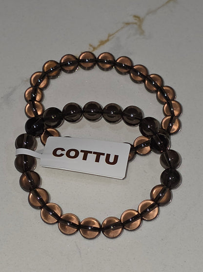COTTU Obsidian Charm Bracelets