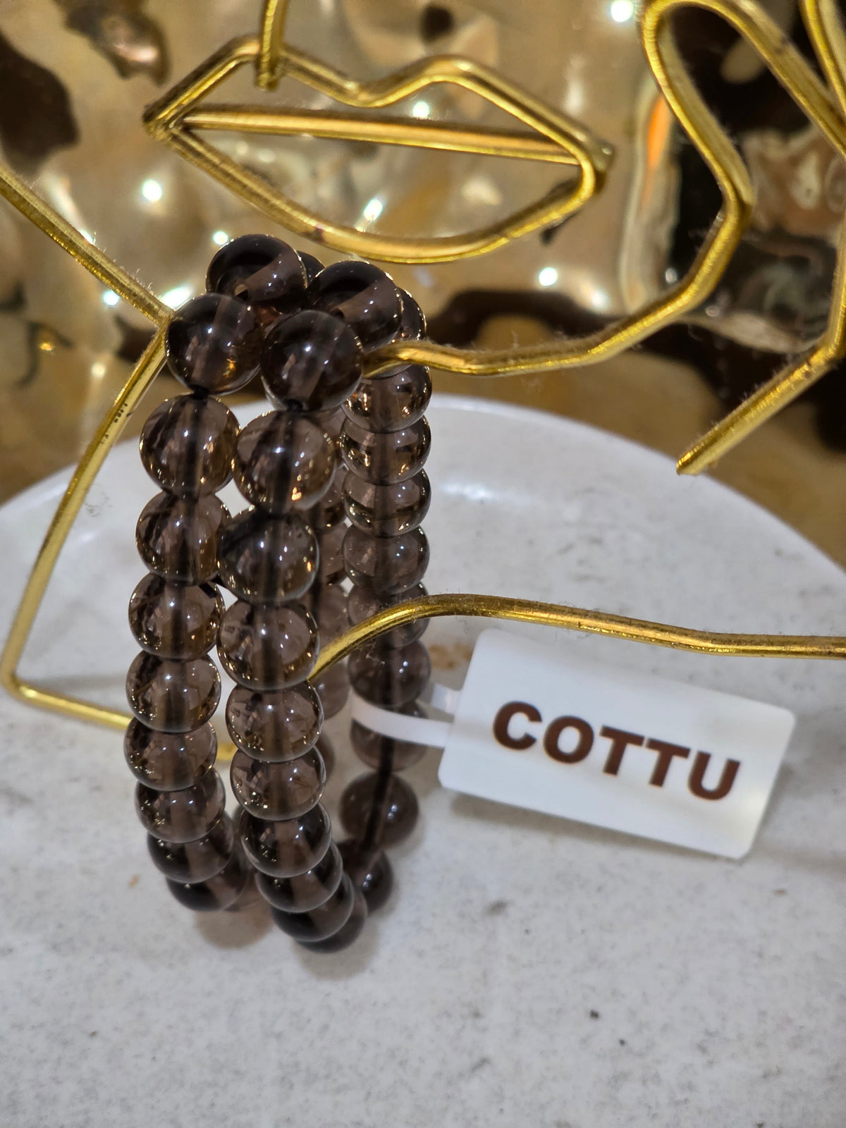 COTTU Obsidian Charm Bracelets