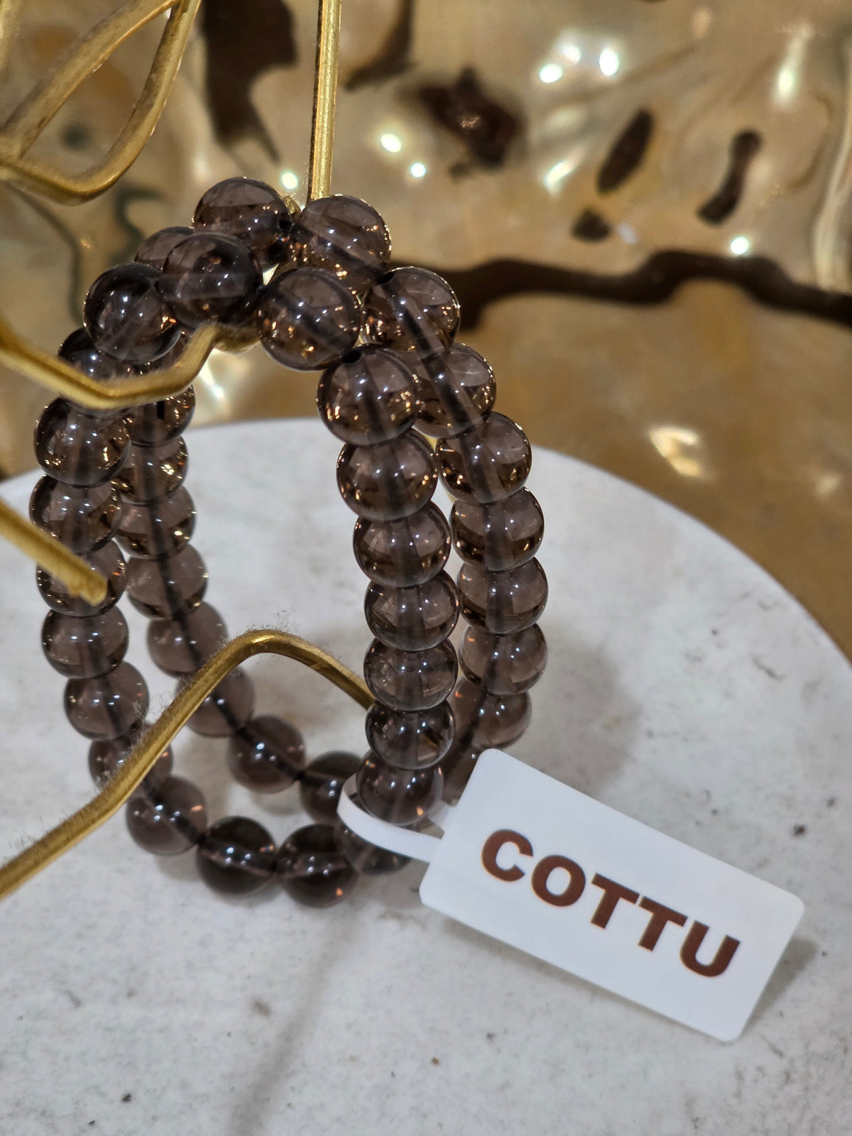 COTTU Obsidian Charm Bracelets