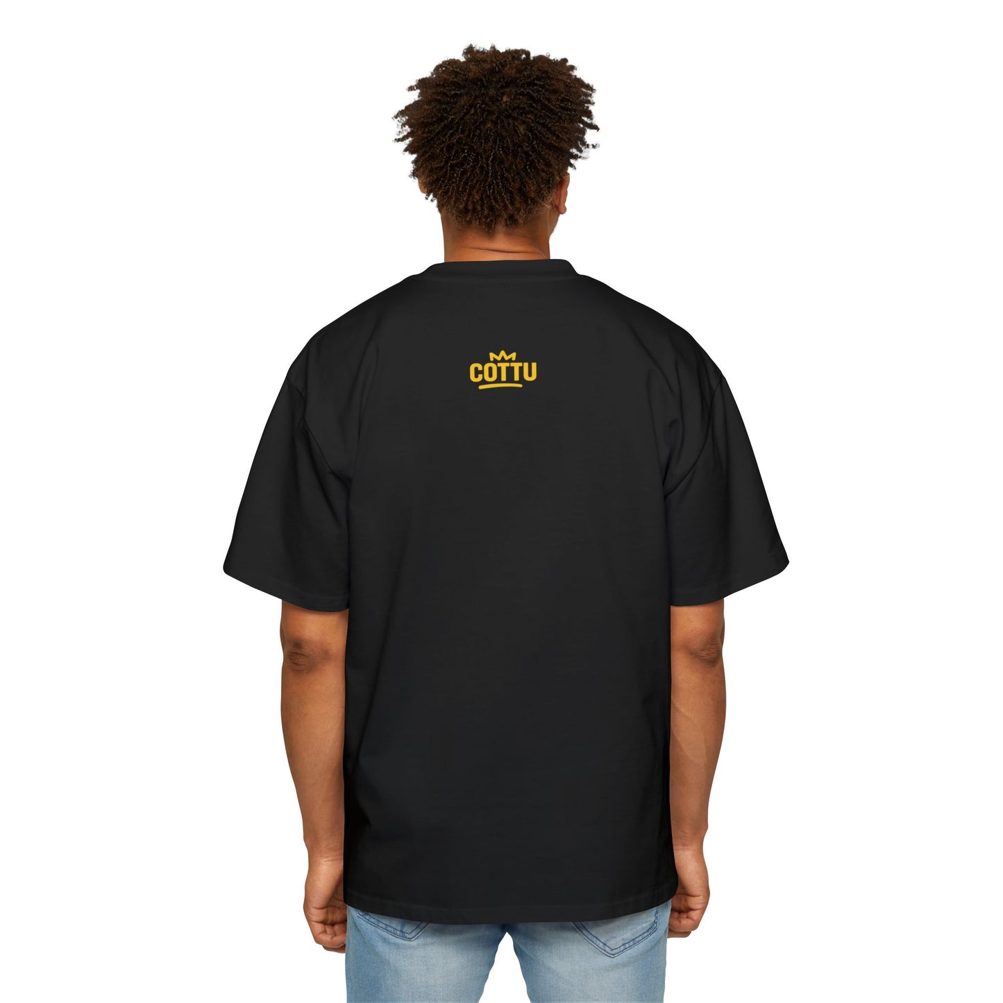 Oversized Tee with Message Print