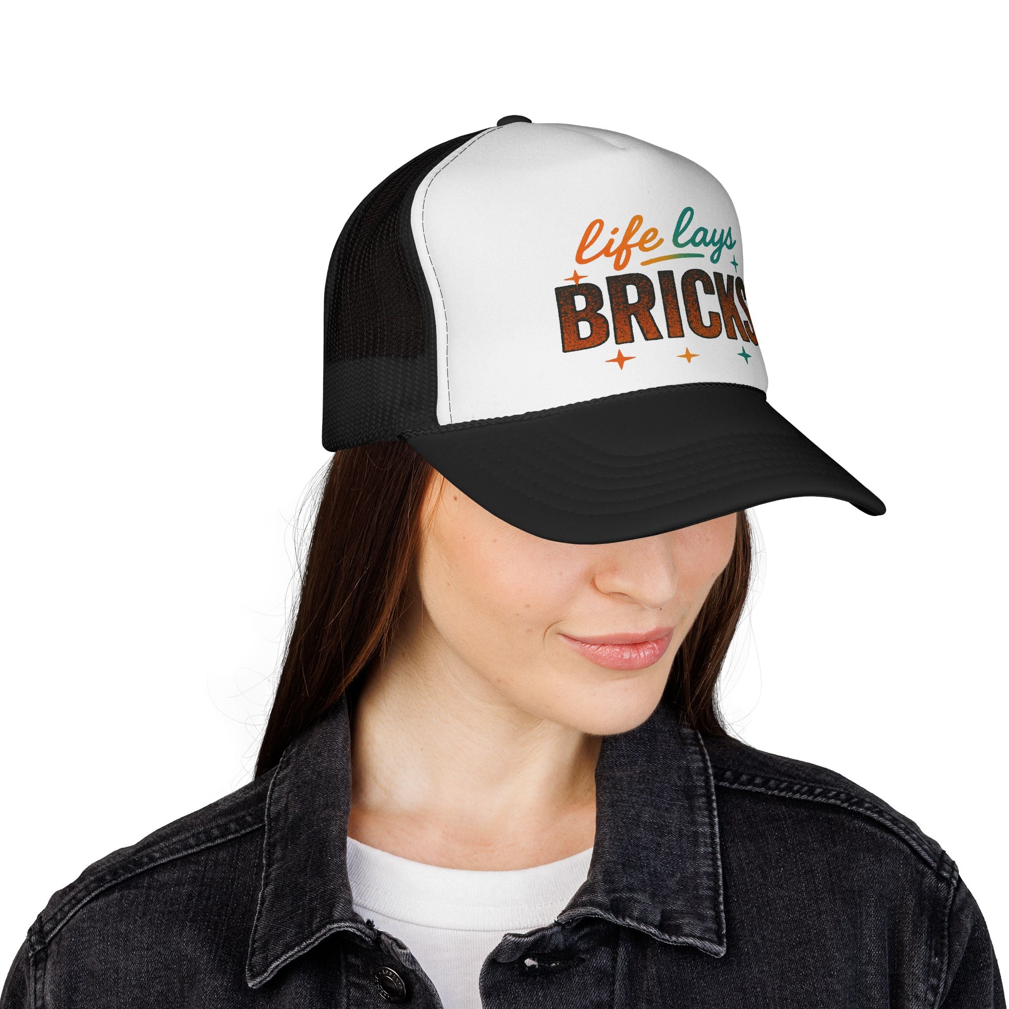 Life Lays Bricks Trucker Cap