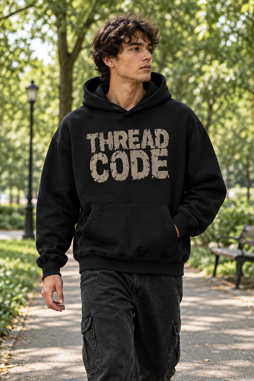 COTTU THREAD CODE HOODIE