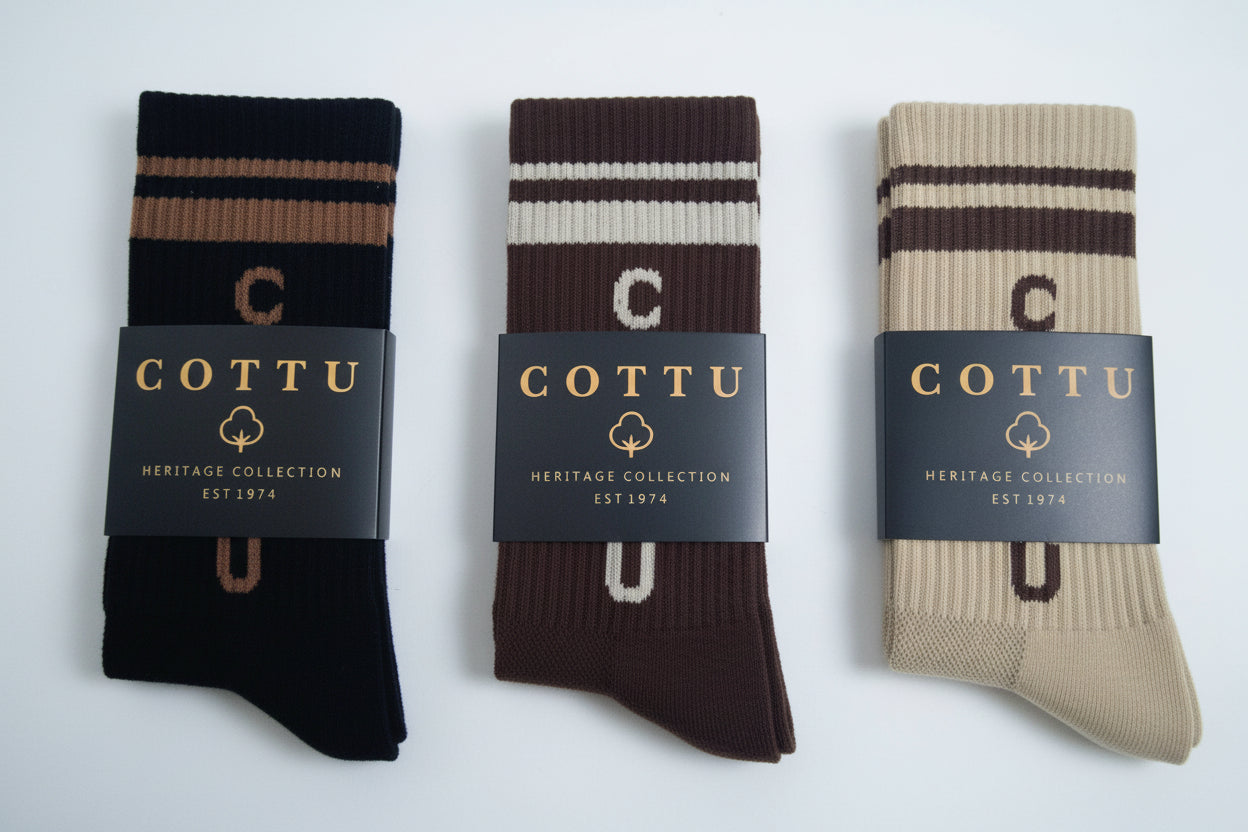 COTTU Signature Crew Socks