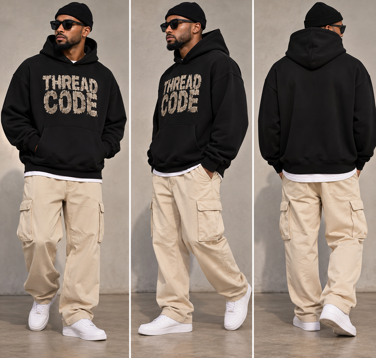 COTTU THREAD CODE HOODIE