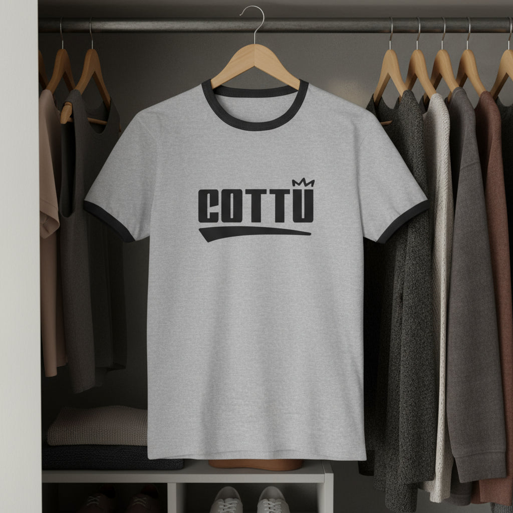 Stylish Unisex Cotton Ringer T-Shirt - Trendy Wear for Casual Outings, Gift for Birthdays, Everyday Comfort, Fashion Statement, Street Style