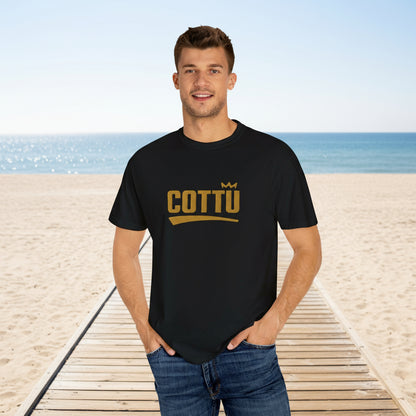 COTTU Inspirational Garment-Dyed T-Shirt, Unisex Motivational Tee, Perfect for Motivation, Gifts for Friends, Comfortable Everyday Wear