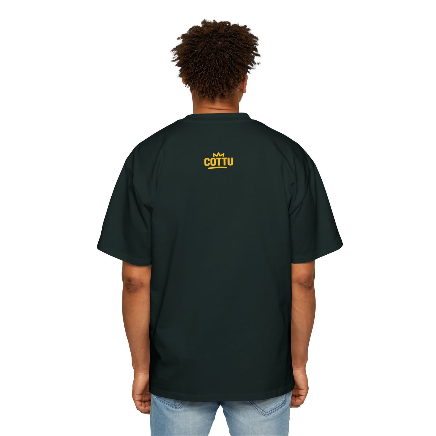 Oversized Tee with Message Print