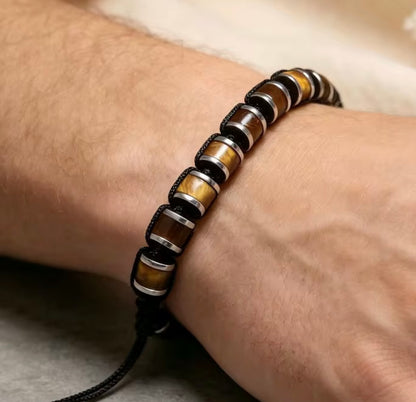 COTTU Heritage Tiger Eye Bracelet
