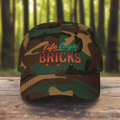 Life Lays Bricks Dad Cap