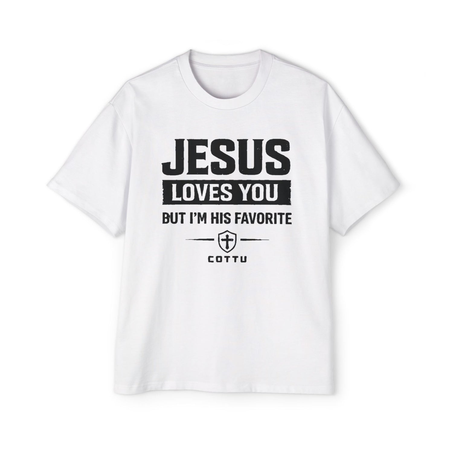 Christian Graphic Tee — "Jesus Loves You But I&