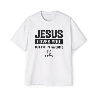 Christian Graphic Tee — "Jesus Loves You But I&