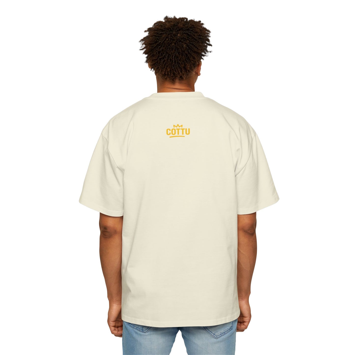Oversized Tee with Message Print