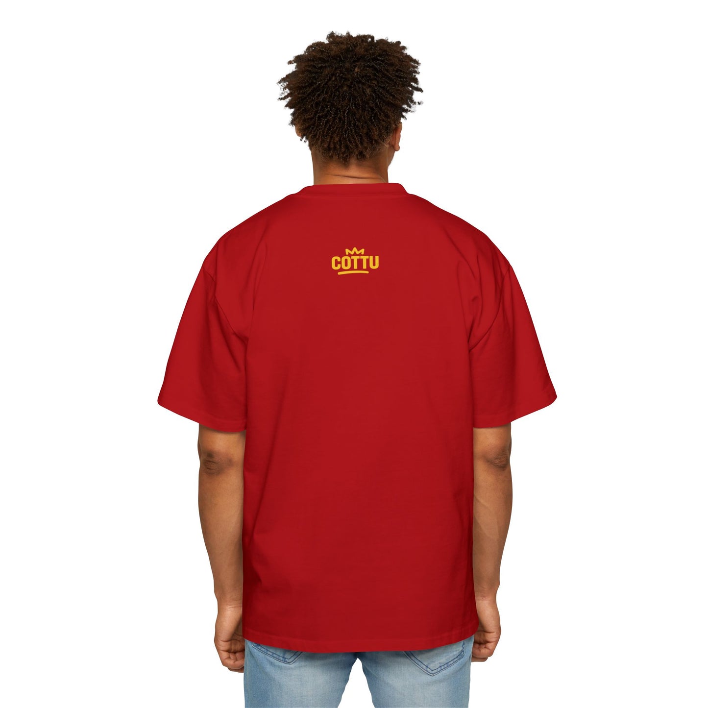 Oversized Tee with Message Print