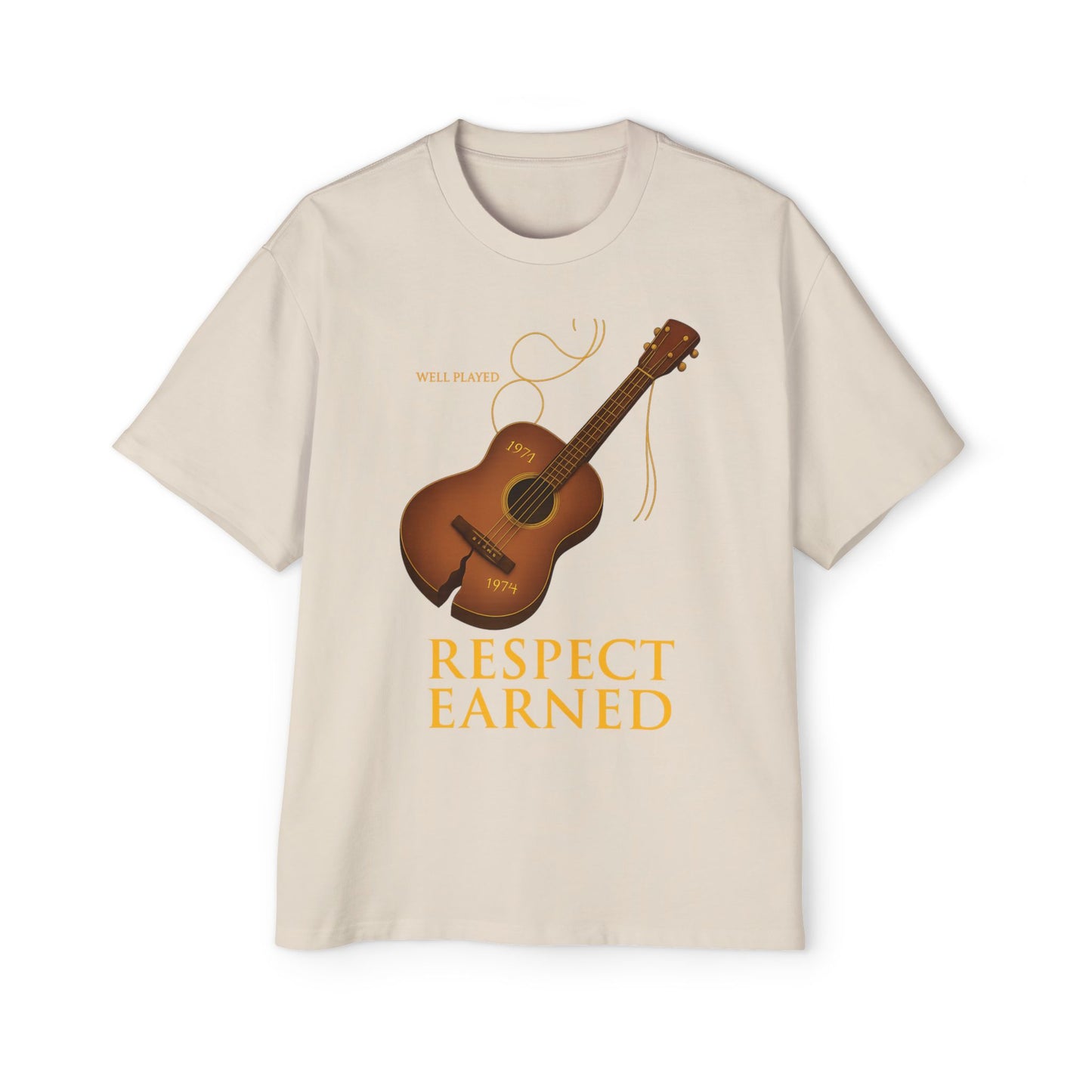 Oversized Tee with Message Print