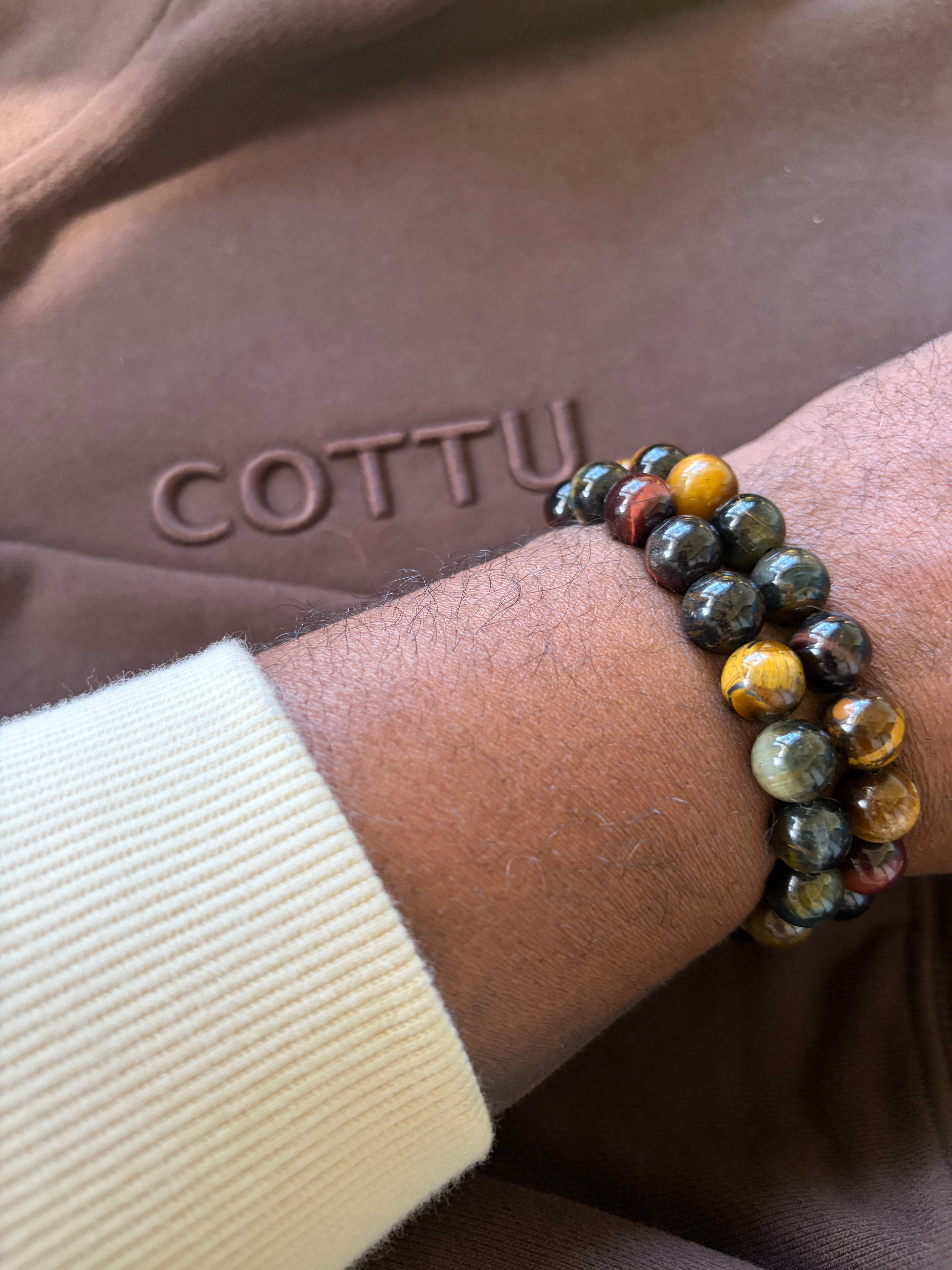 COTTU Heritage Tiger Eye Bracelet