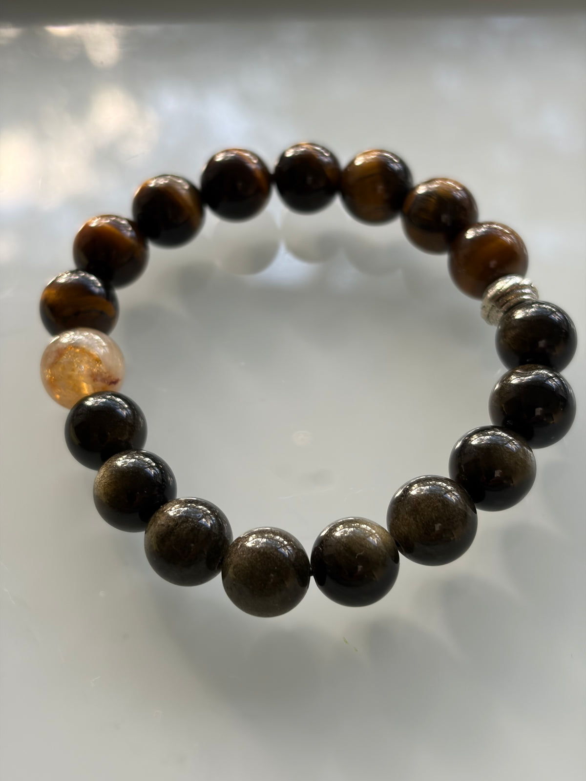 COTTU Limited Drop Mixed Stone Tiger Eye Bracelet Collection