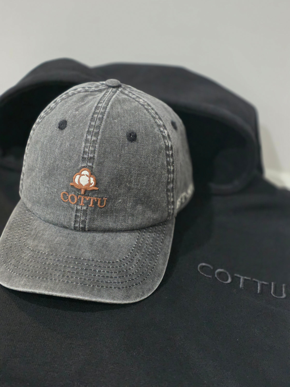 COTTU Washed Embroidered Dad Cap