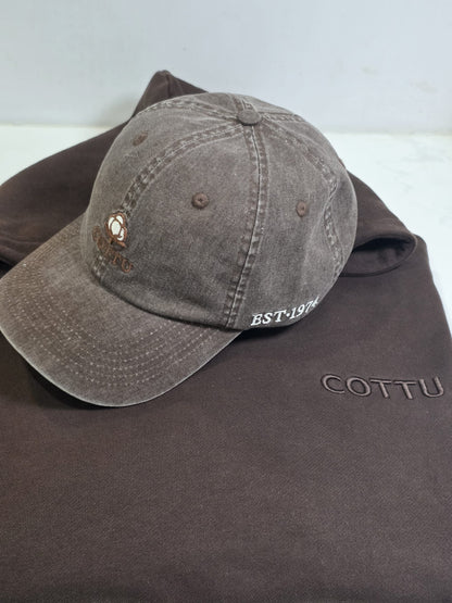 COTTU Washed Embroidered Dad Cap