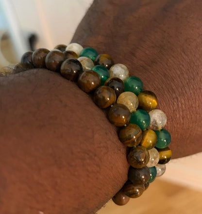COTTU mixed Gemstone Bracelet -8mm