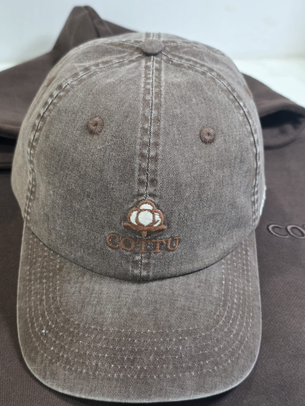 COTTU Washed Embroidered Dad Cap
