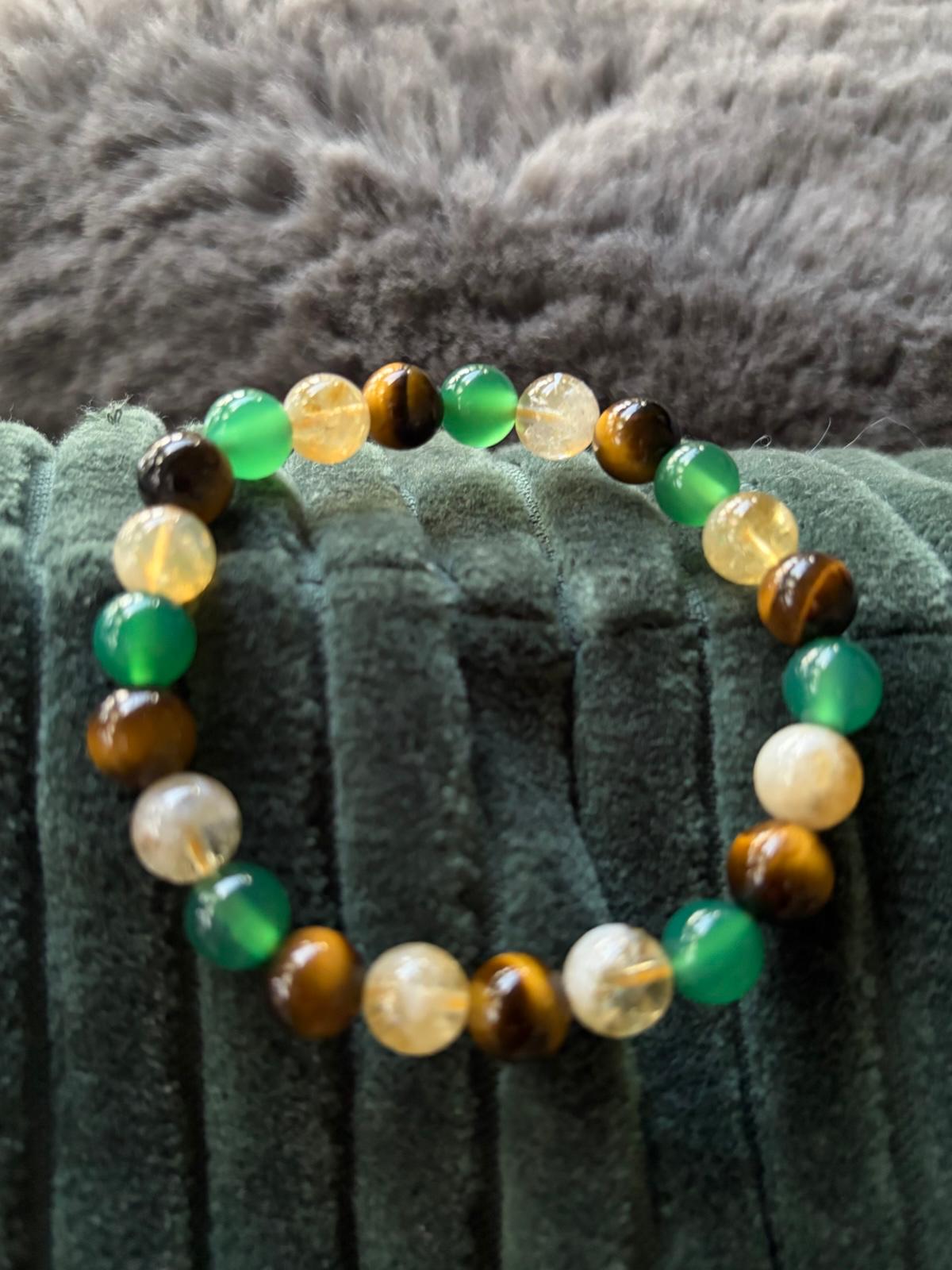 COTTU mixed Gemstone Bracelet -8mm