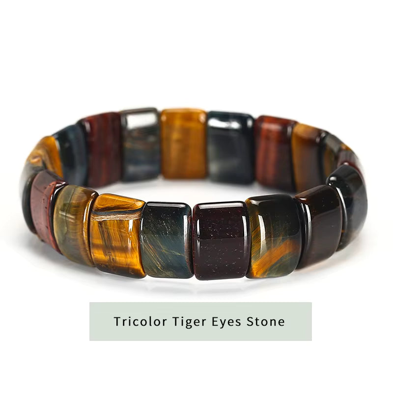 COTTU Heritage Tricolor 12mm Tiger Eye Bangle